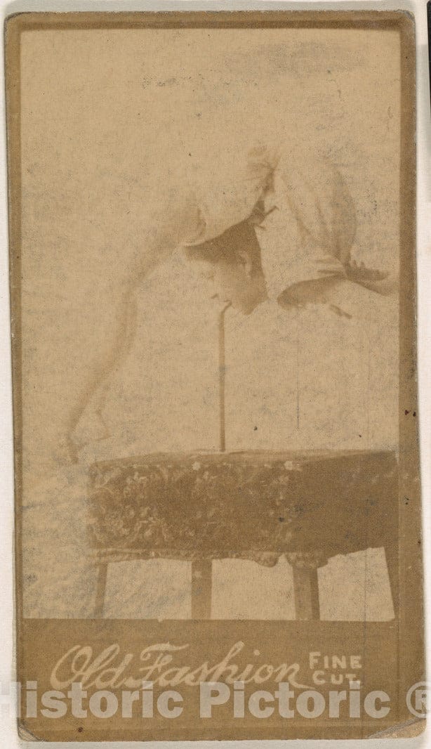 Photo Print : Acrobat, from The Actresses Series (N664) Promoting Old Fashion Fine Cut Tobacco - 432258 : Vintage Wall Art