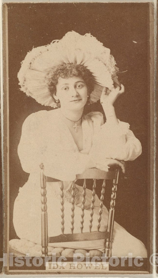 Photo Print : Ida Howel, from The Actresses Series (N668) : Vintage Wall Art