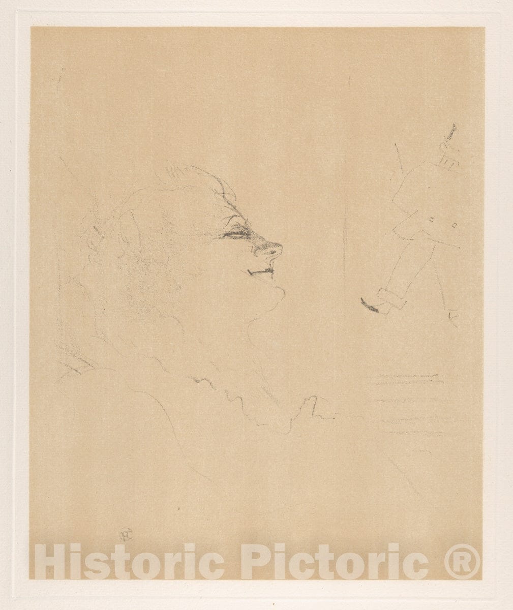 Art Print : Henri de Toulouse-Lautrec - III. Pessima : Vintage Wall Art