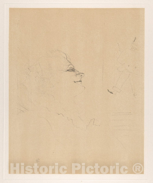 Art Print : Henri de Toulouse-Lautrec - III. Pessima : Vintage Wall Art
