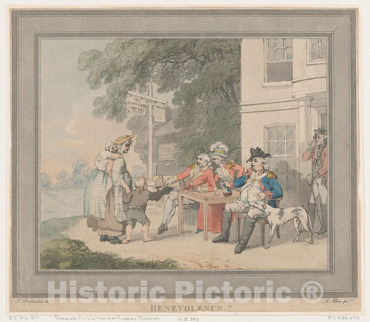 Art Print : Samuel Alken - Benevolence 2 : Vintage Wall Art