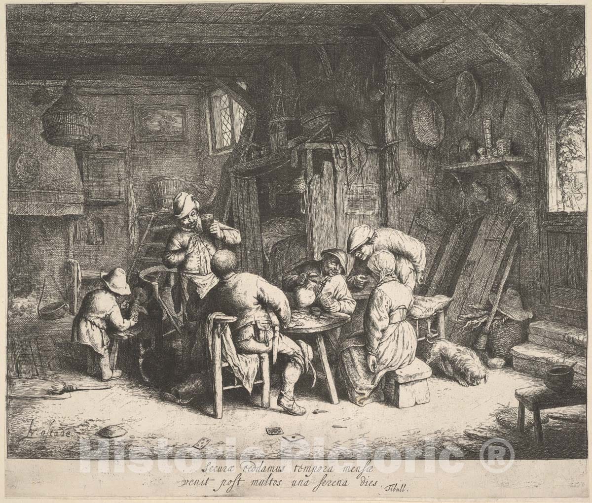 Art Print : Adriaen Van Ostade - The Taste - 432825 : Vintage Wall Art