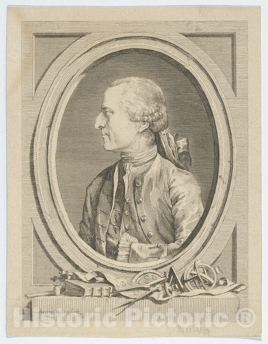 Art Print : Louis Jean Desprez - Antoine de Chézy : Vintage Wall Art