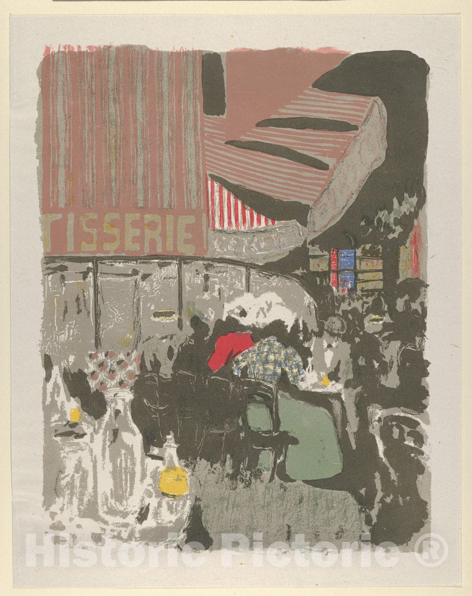 Art Print : Édouard Vuillard - La Pâtisserie, from The Album Paysages et Intérieurs : Vintage Wall Art