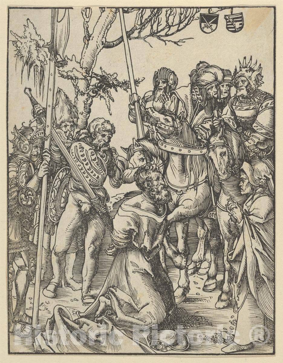 Art Print : Lucas Cranach The Elder - James The Greater from The Martyrdom of The Twelve Apostles : Vintage Wall Art