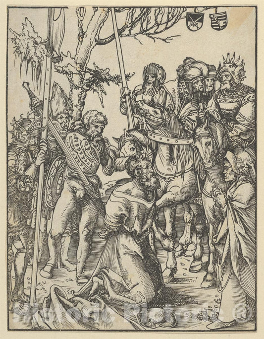 Art Print : Lucas Cranach The Elder - James The Greater from The Martyrdom of The Twelve Apostles : Vintage Wall Art