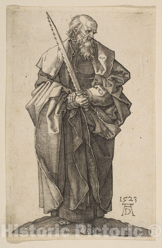 Art Print : Albrecht Dürer - Saint Simon : Vintage Wall Art