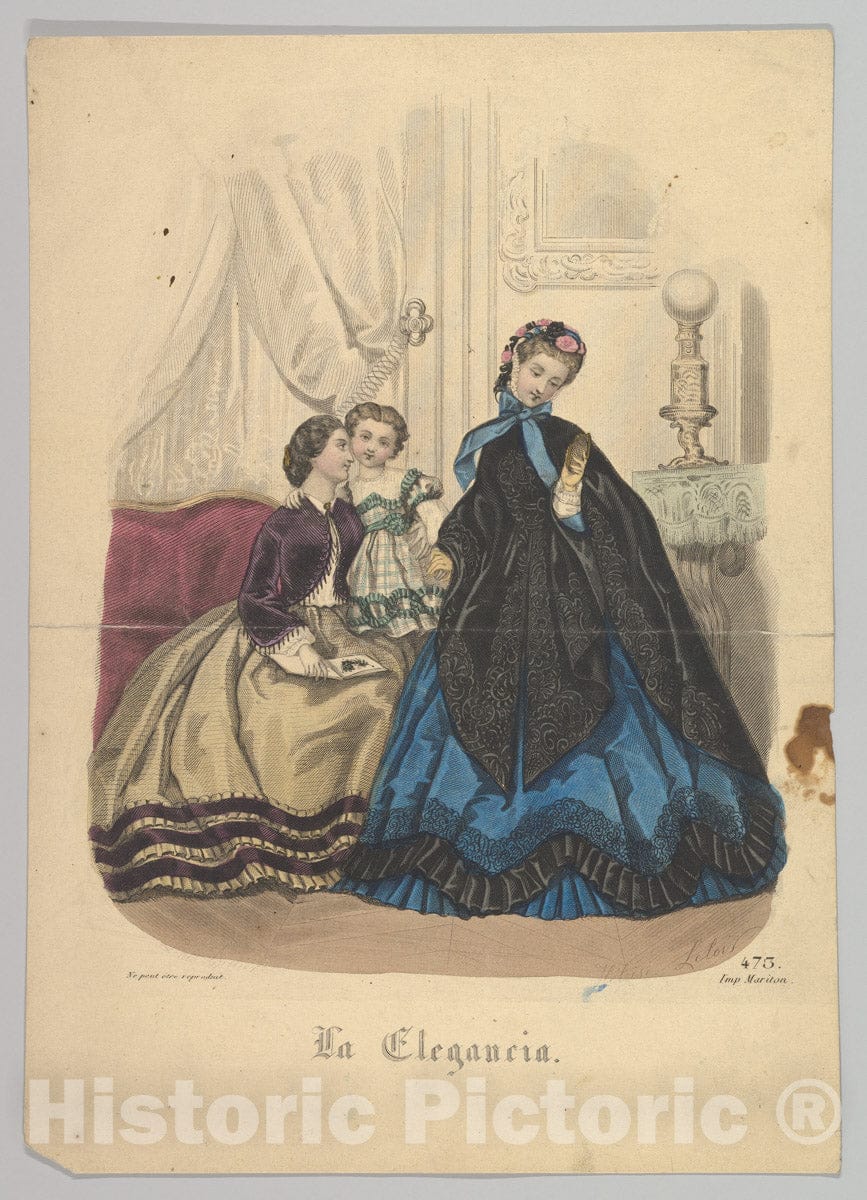 Art Print : Hélöise Leloir - Number 473 from La Elegancia Barcelona : Vintage Wall Art