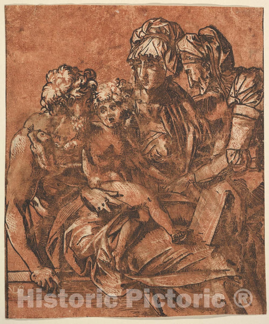 Art Print : Master ND - Holy Family : Vintage Wall Art