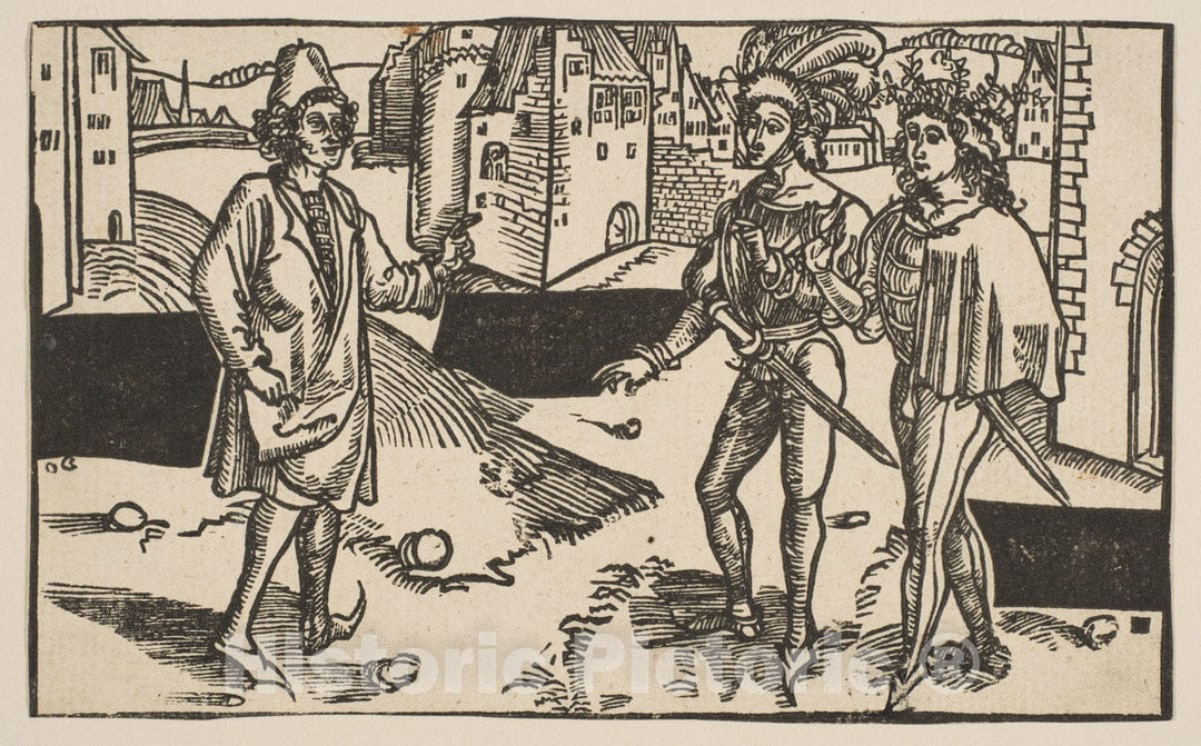 Art Print : Albrecht Dürer - Andria, from The Comedie of Terence, 19th Century : Vintage Wall Art