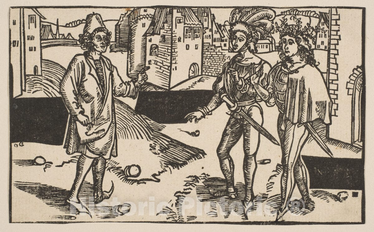 Art Print : Albrecht Dürer - Andria, from The Comedie of Terence, 19th Century : Vintage Wall Art