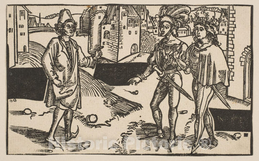 Art Print : Albrecht Dürer - Andria, from The Comedie of Terence, 19th Century : Vintage Wall Art