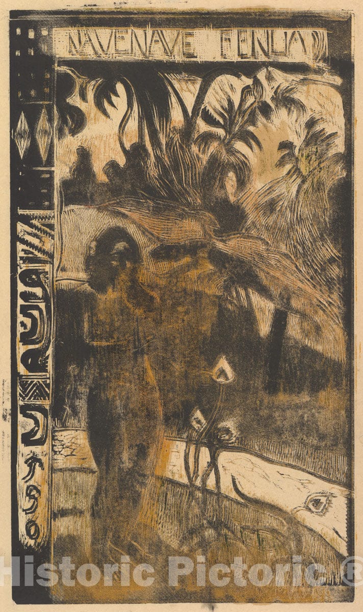 Art Print : Paul Gauguin - Delightful Land - 433075 : Vintage Wall Art