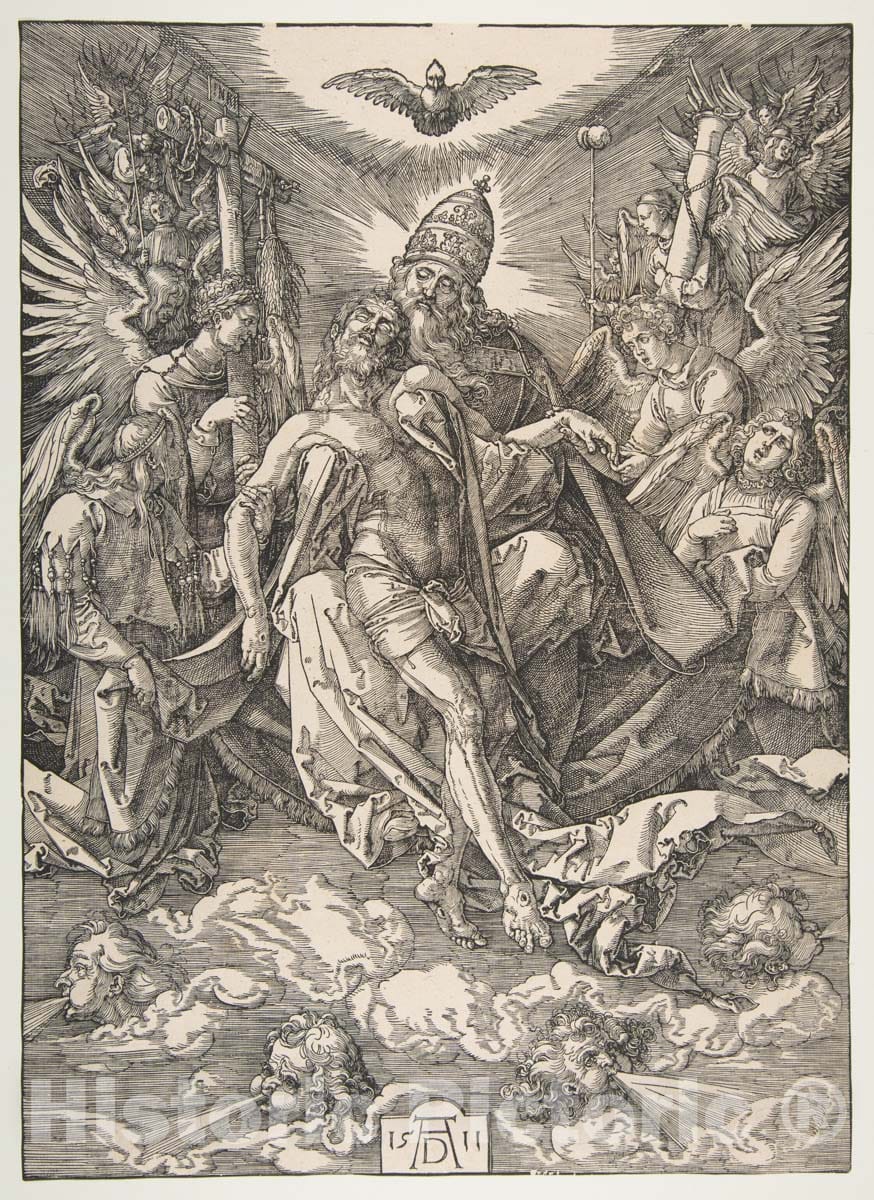 Art Print : Albrecht Dürer - The Holy Trinity 1 : Vintage Wall Art