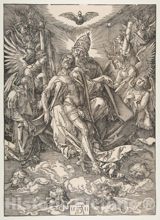 Art Print : Albrecht Dürer - The Holy Trinity 1 : Vintage Wall Art