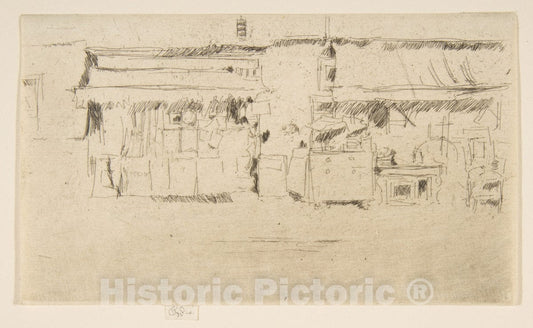 Art Print : James McNeill Whistler - Furniture Shop : Vintage Wall Art