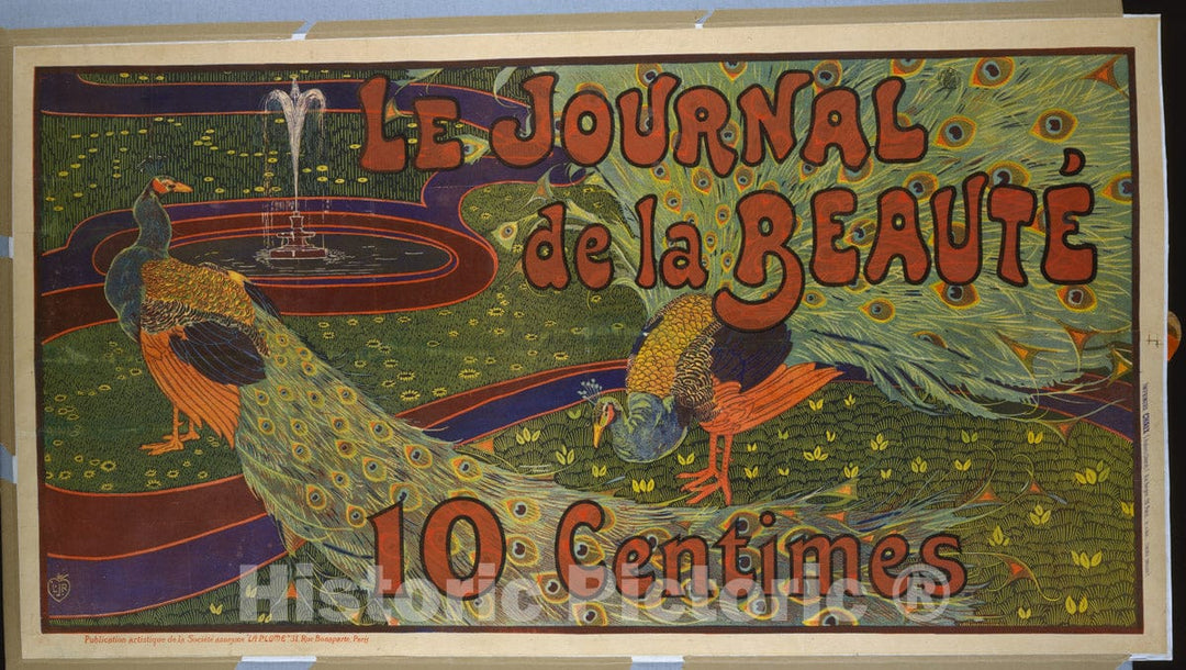 Art Print : Louis John Rhead - Le Journal de la Beauté : Vintage Wall Art