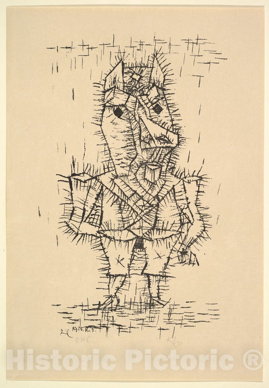 Art Print : Paul Klee - Ass (Esel) : Vintage Wall Art