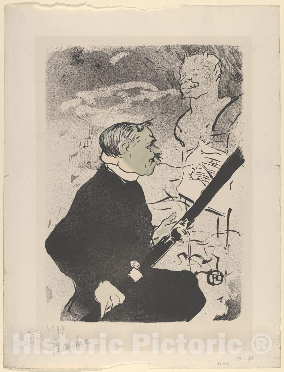 Art Print : Henri de Toulouse-Lautrec - for You!… (fromThe Old Tales) : Vintage Wall Art