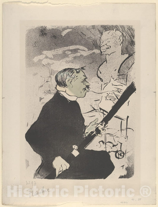 Art Print : Henri de Toulouse-Lautrec - for You!… (fromThe Old Tales) : Vintage Wall Art