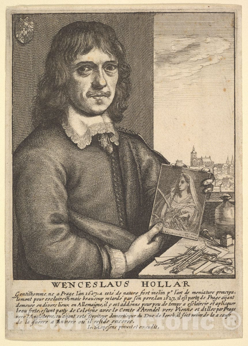 Art Print : Wenceslaus Hollar - Weceslaus Hollar : Vintage Wall Art
