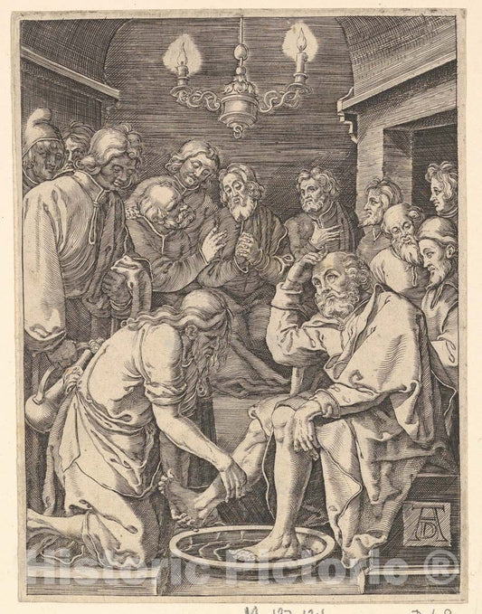 Art Print : Albrecht Dürer - Engraved Copies of The Little Passion - 433612 : Vintage Wall Art