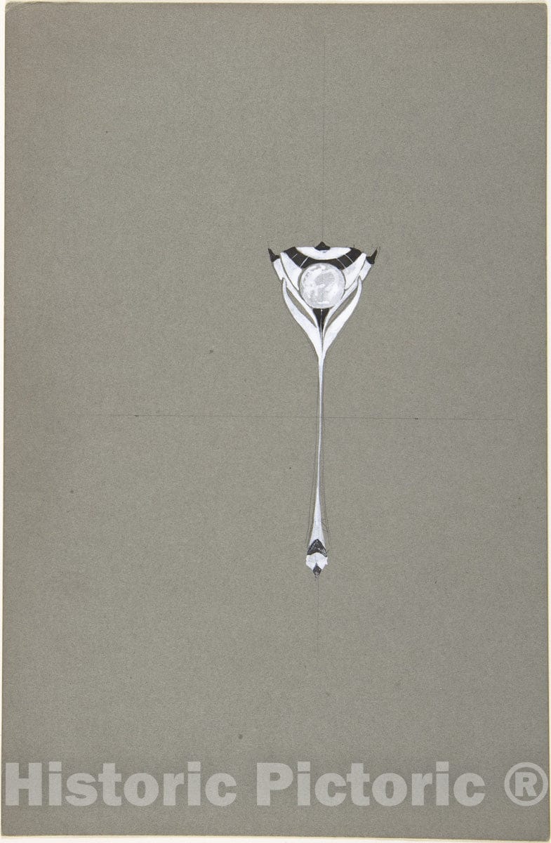 Art Print : Firm of Fernand Chardon - Jewelry Design 3 : Vintage Wall Art