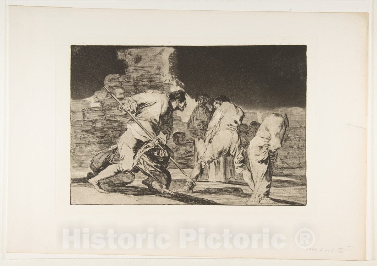 Art Print : Goya - Plate 6 from The 'Disparates': It is Amazing-and we were Made by God : Vintage Wall Art
