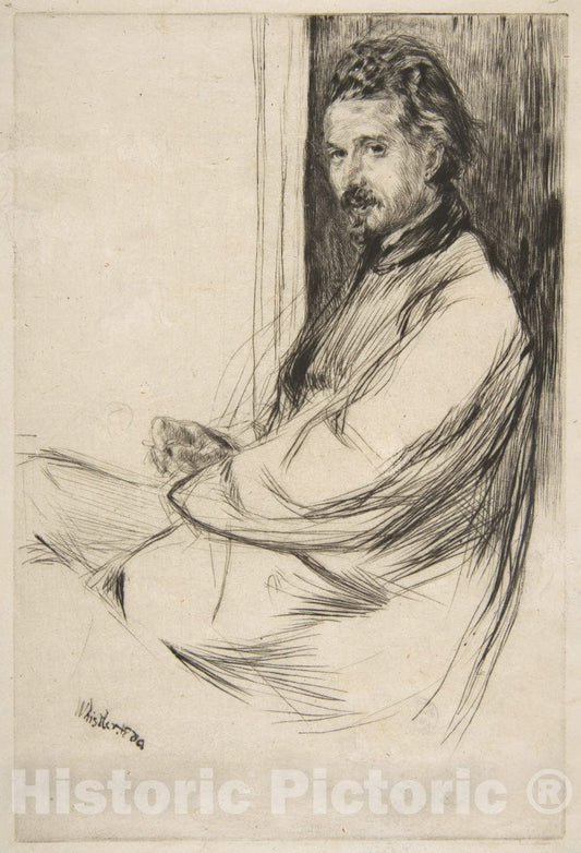 Art Print : James McNeill Whistler - Axenfeld : Vintage Wall Art