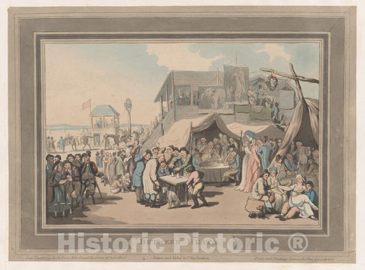 Art Print : Thomas Rowlandson - Between Heats : Vintage Wall Art