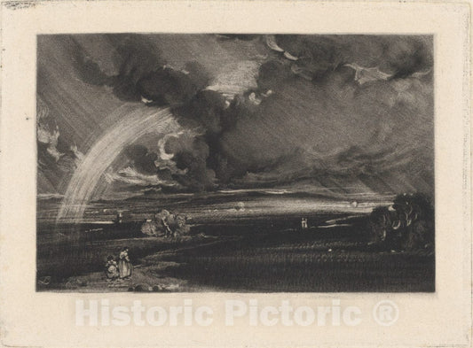 Art Print : David Lucas - Departing Storm 1 : Vintage Wall Art