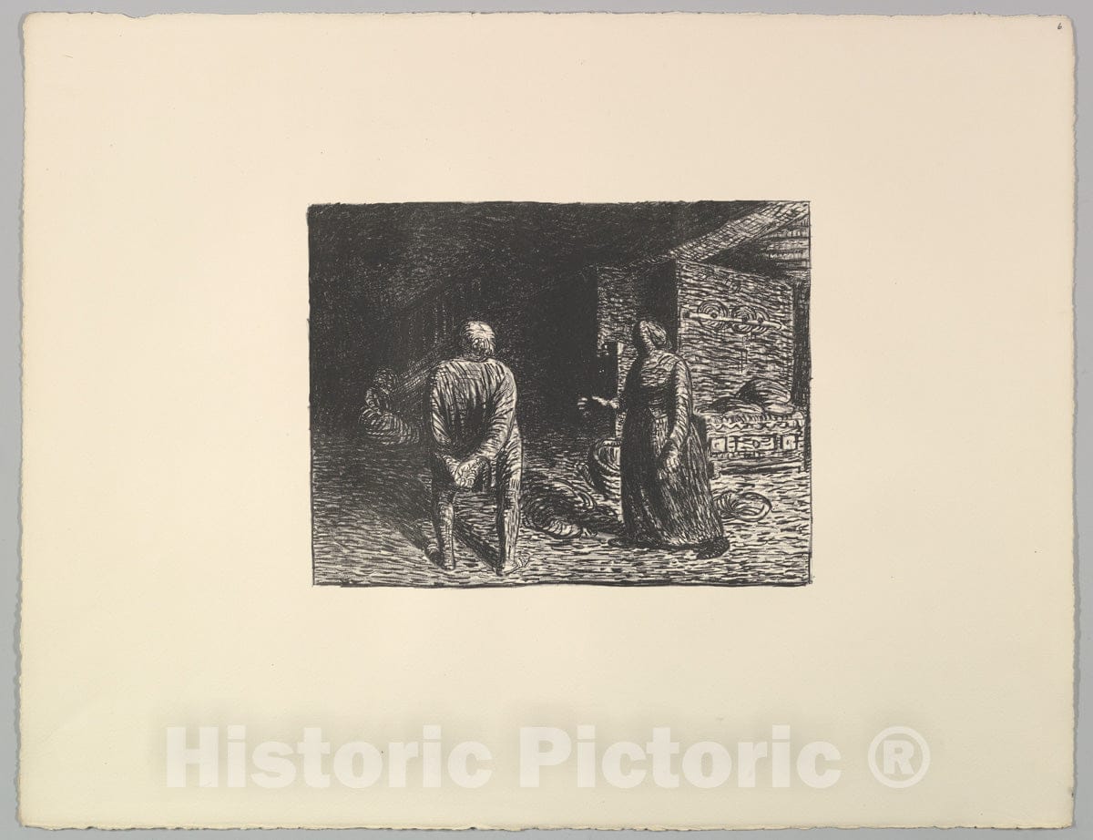 Art Print : Ernst Barlach - The Doll (Die Puppe) : Vintage Wall Art