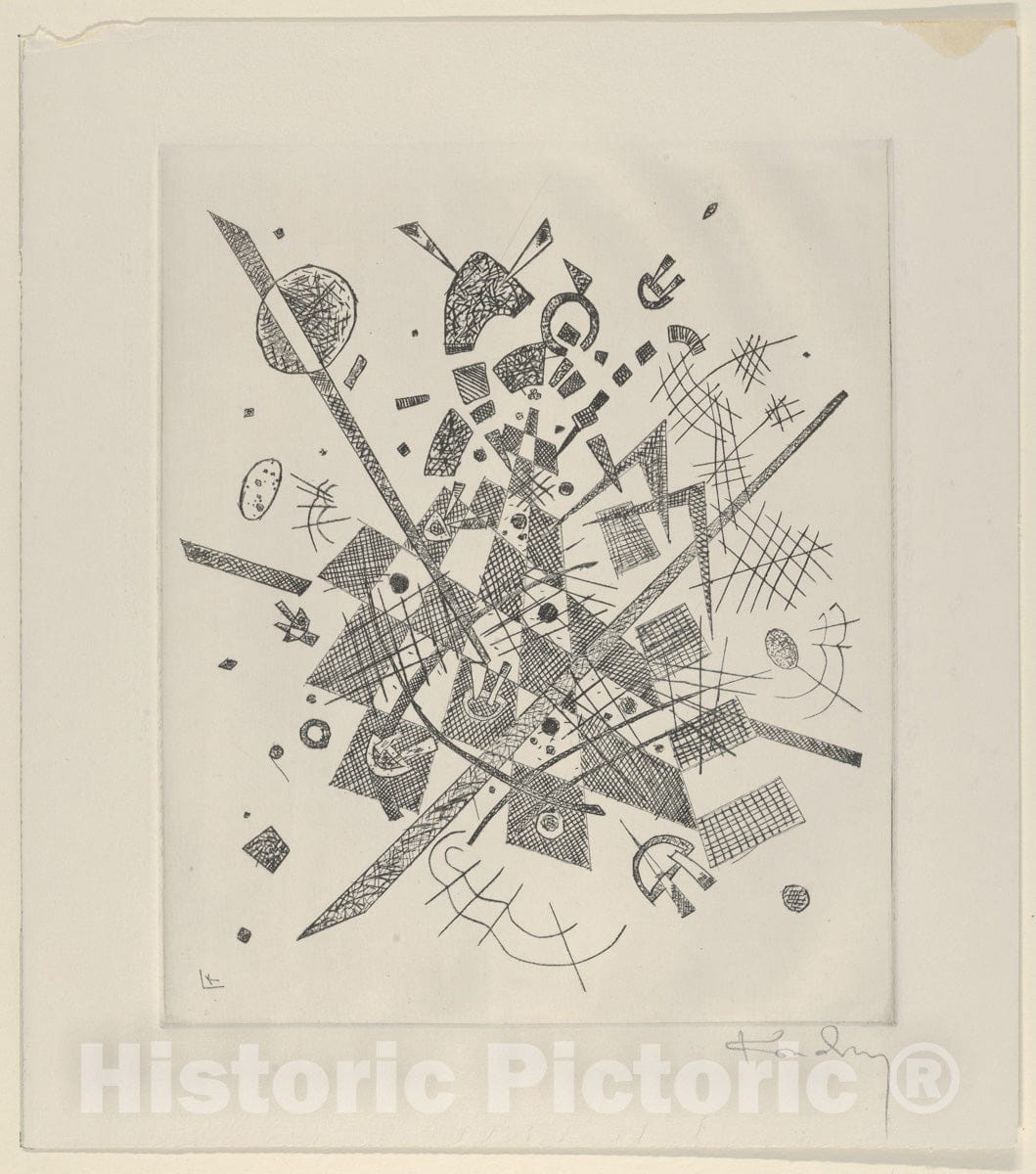 Art Print : Vasily Kandinsky - Kleine Welten IX (Small Worlds IX) : Vintage Wall Art