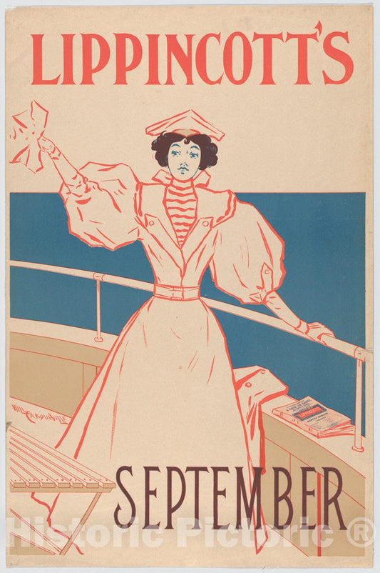 Art Print : William L. Carqueville - Lippincott's: September : Vintage Wall Art