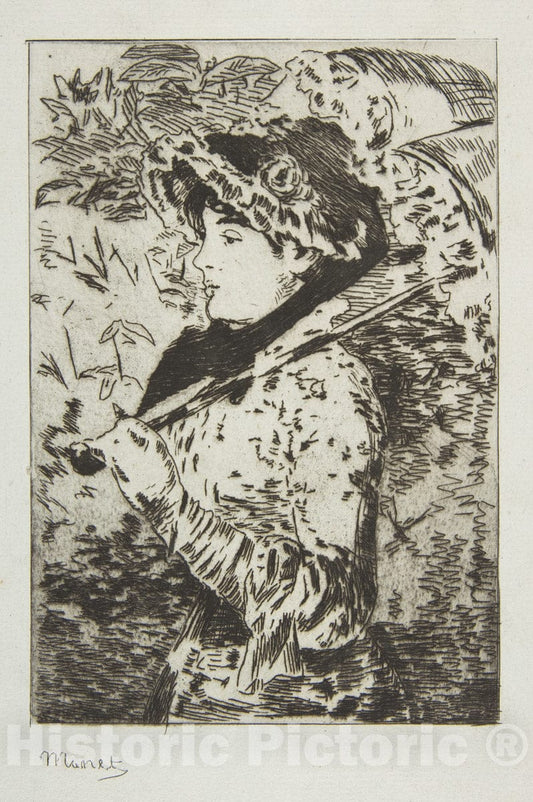 Art Print : Édouard Manet - Jeanne (Spring) : Vintage Wall Art