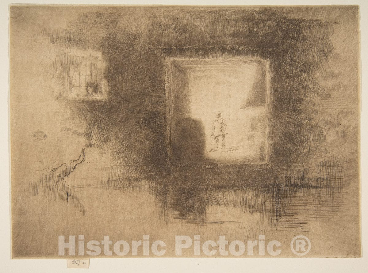 Art Print : James McNeill Whistler - Nocturne: Furnace : Vintage Wall Art