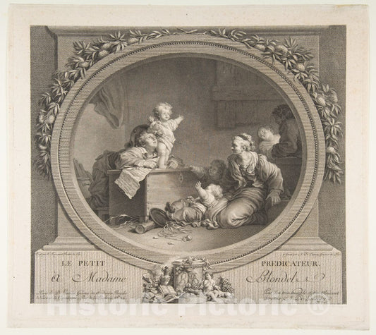 Art Print : Jean Honoré Fragonard - Le Petit Predicateur : Vintage Wall Art