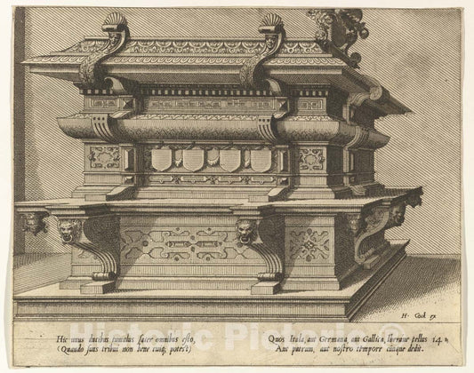 Art Print : Hans Vredeman de Vries - Cœnotaphiorum (14) : Vintage Wall Art