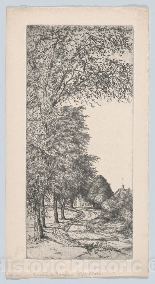 Art Print : Ernest Haskell - Brooklyn Etchers’ Gift Plate : Vintage Wall Art