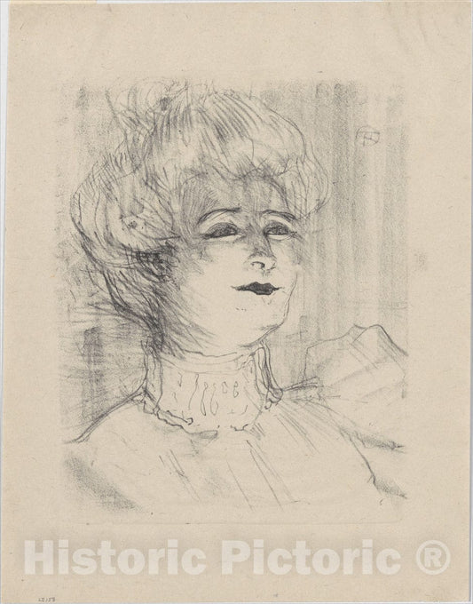 Art Print : Henri de Toulouse-Lautrec - Marie-Louise Marsy : Vintage Wall Art