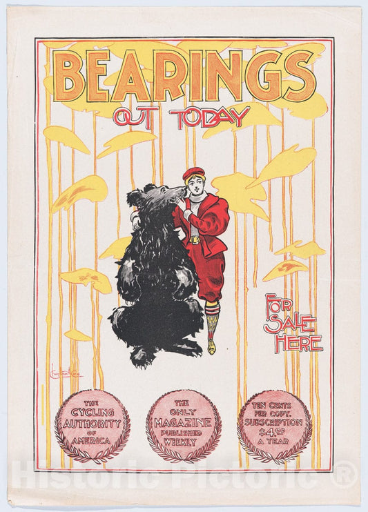 Art Print : Charles Arthur Cox - Bearings 1 : Vintage Wall Art