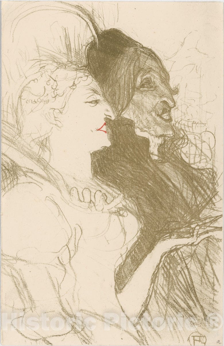 Art Print : Henri de Toulouse-Lautrec - Carnival : Vintage Wall Art