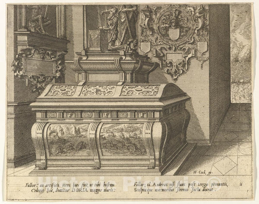 Art Print : Hans Vredeman de Vries - Cœnotaphiorum (11) : Vintage Wall Art