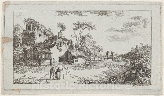 Art Print : Pierre Nicholas Camus - Landscape 5 : Vintage Wall Art