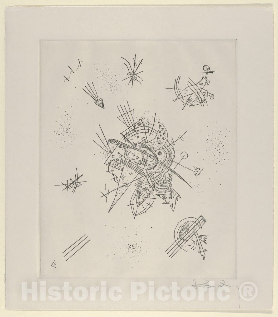 Art Print : Vasily Kandinsky - Kleine Welten X (Small Worlds X) : Vintage Wall Art