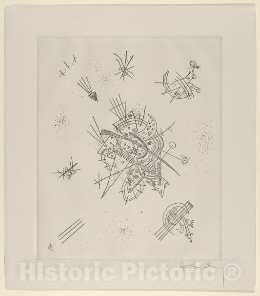 Art Print : Vasily Kandinsky - Kleine Welten X (Small Worlds X) : Vintage Wall Art