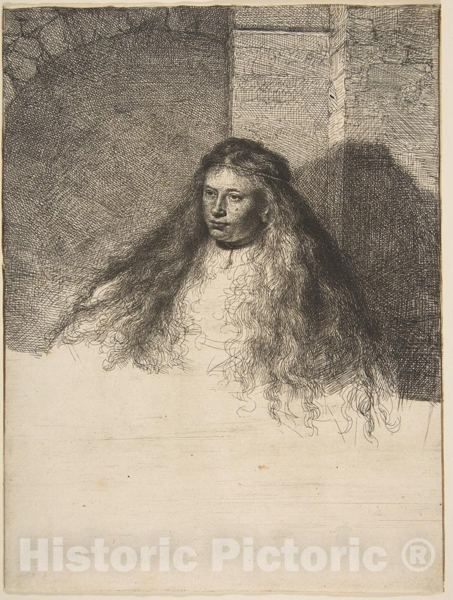 Art Print : Rembrandt (Rembrandt Van Rijn) - The Great Jewish Bride : Vintage Wall Art