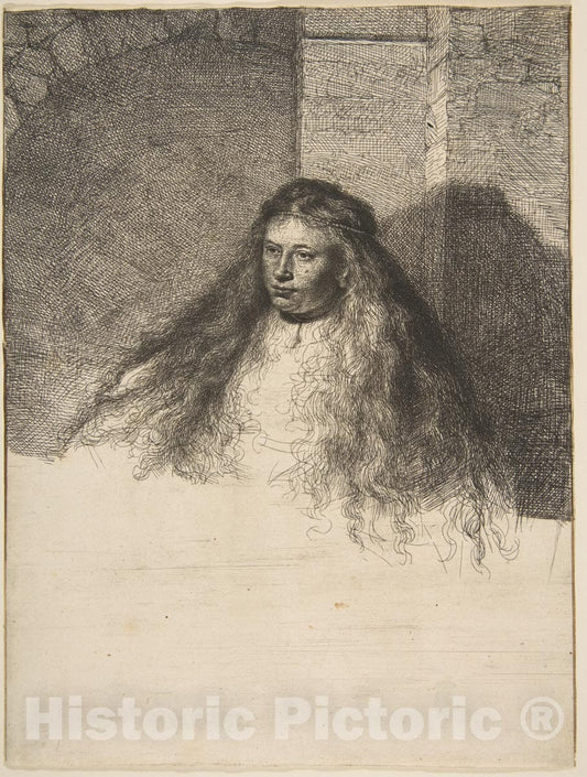 Art Print : Rembrandt (Rembrandt Van Rijn) - The Great Jewish Bride : Vintage Wall Art
