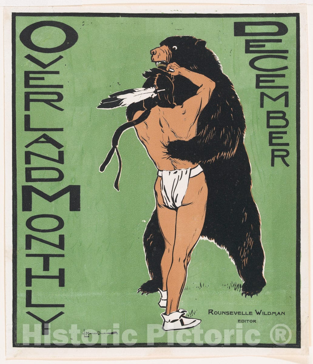 Art Print : Lafayette Maynard Dixon - Overland Monthly: December : Vintage Wall Art