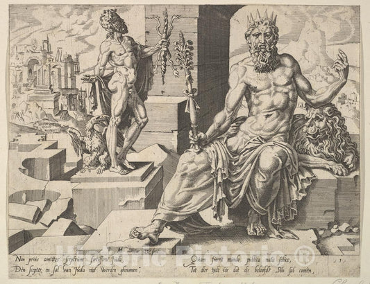 Art Print : Maarten Van Heemskerck - Judah, from The Series The Twelve Patriarchs : Vintage Wall Art